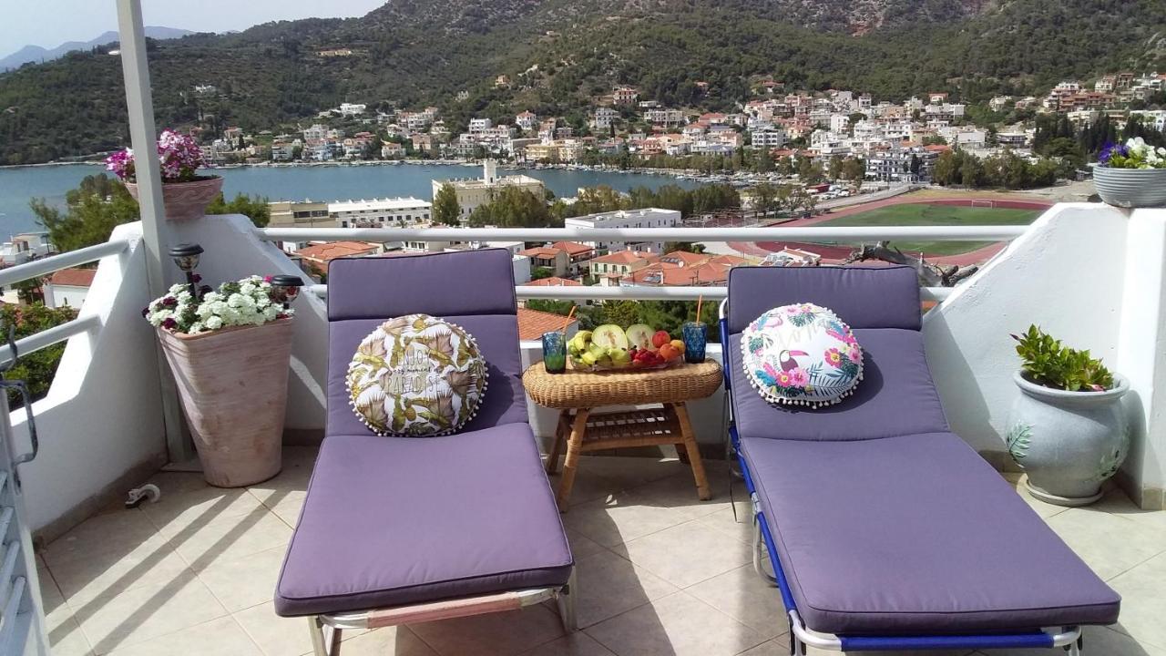 فيلا Sunrise View House Poros Town المظهر الخارجي الصورة