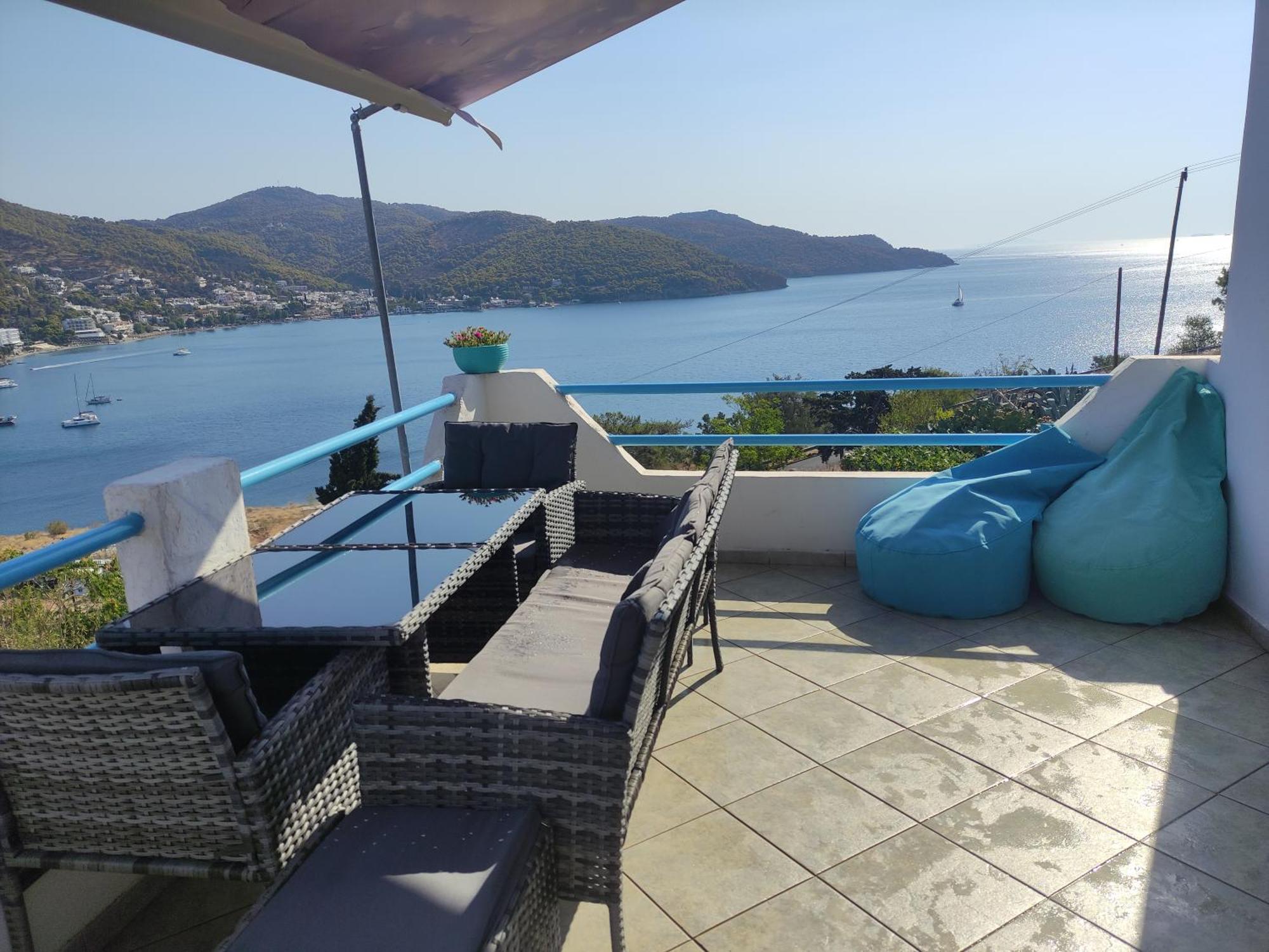 فيلا Sunrise View House Poros Town المظهر الخارجي الصورة